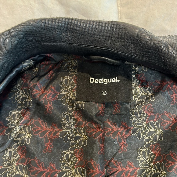 Desigual Faux Leather Jacket - Picture 2 of 7